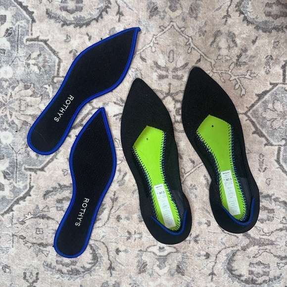 Rothy's The Point Women's Slip-On Shoes, Machine Washable, Pointed-Toe Flats - Picture 2 of 5